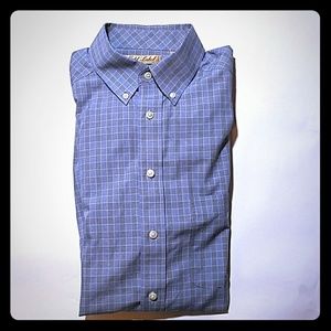Roundtree and Yorke gold label plaid dress shirt